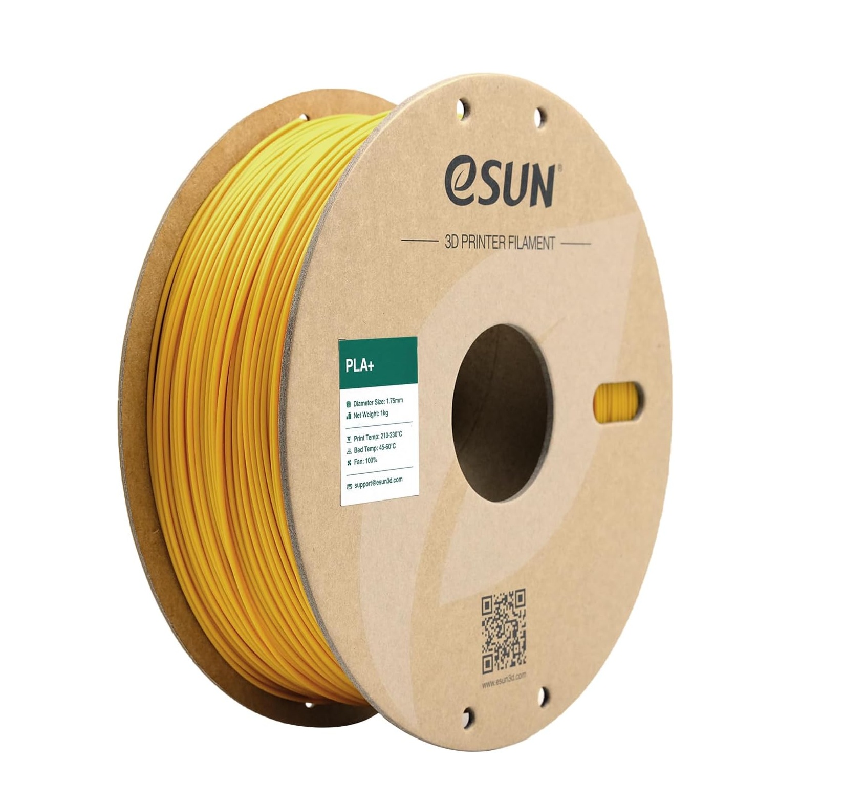 Filamento PLA+ Amarillo oscuro